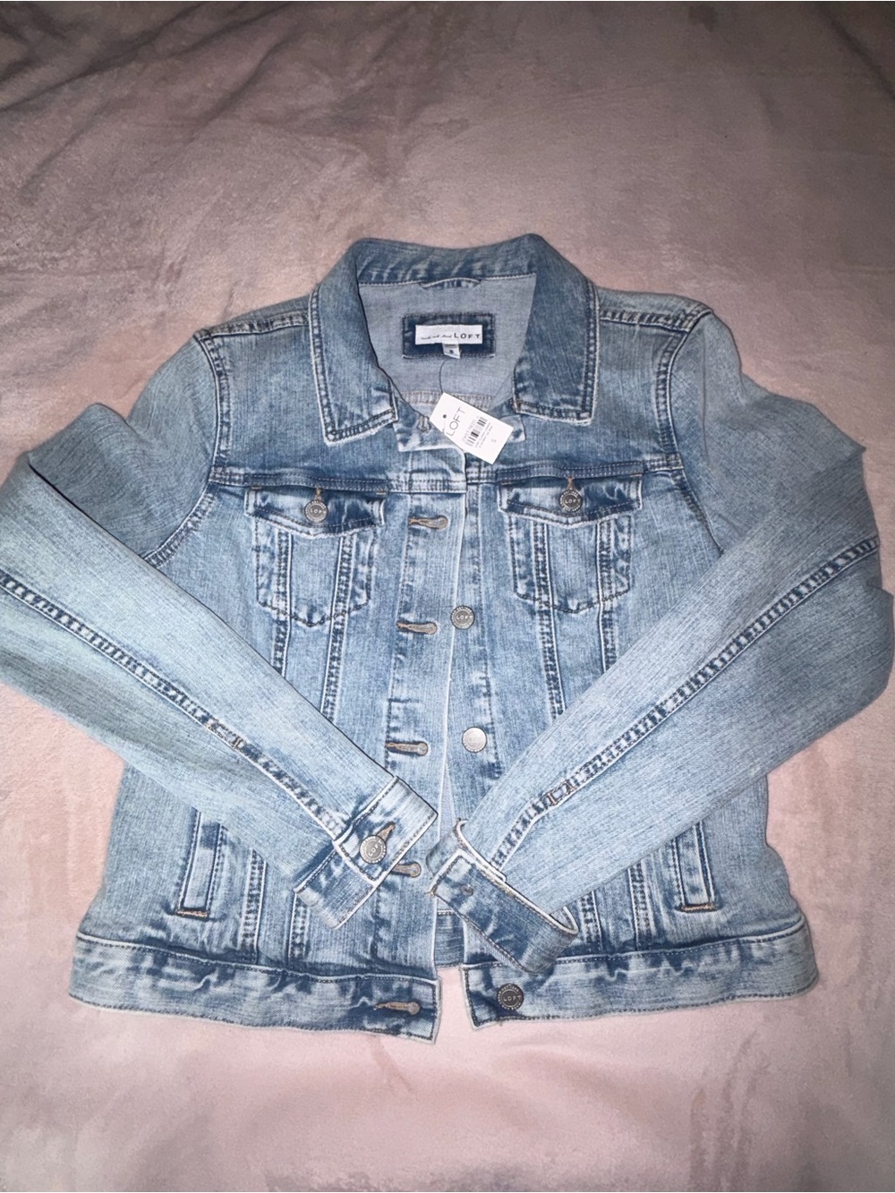 LOFT Light Blue Denim Jean Jacket